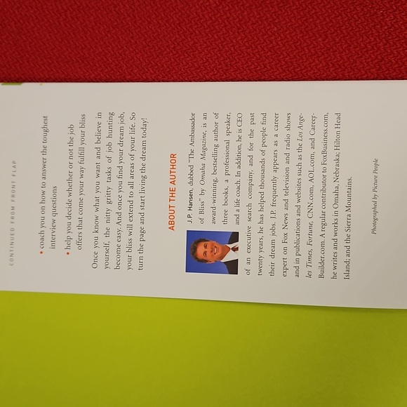 The Bliss List by J.P. Hansen Finding your passion marketing self help gift New - Picture 4 of 14